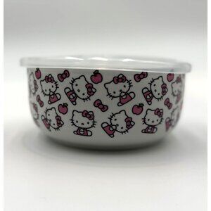 Hello Kitty Ceramic Bowl With Lid